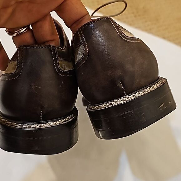 JOSE REAL  “HAND MADE in Italy OXFORD DRESS SHOES” 42 - Picture 4 of 11
